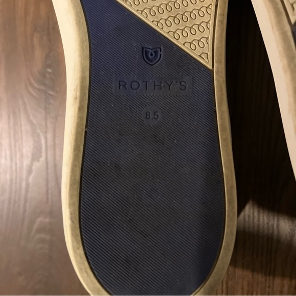 Rothys The Sneaker Womens Size 8.5 Classic Gray Great Condition - Picture 7 of 8